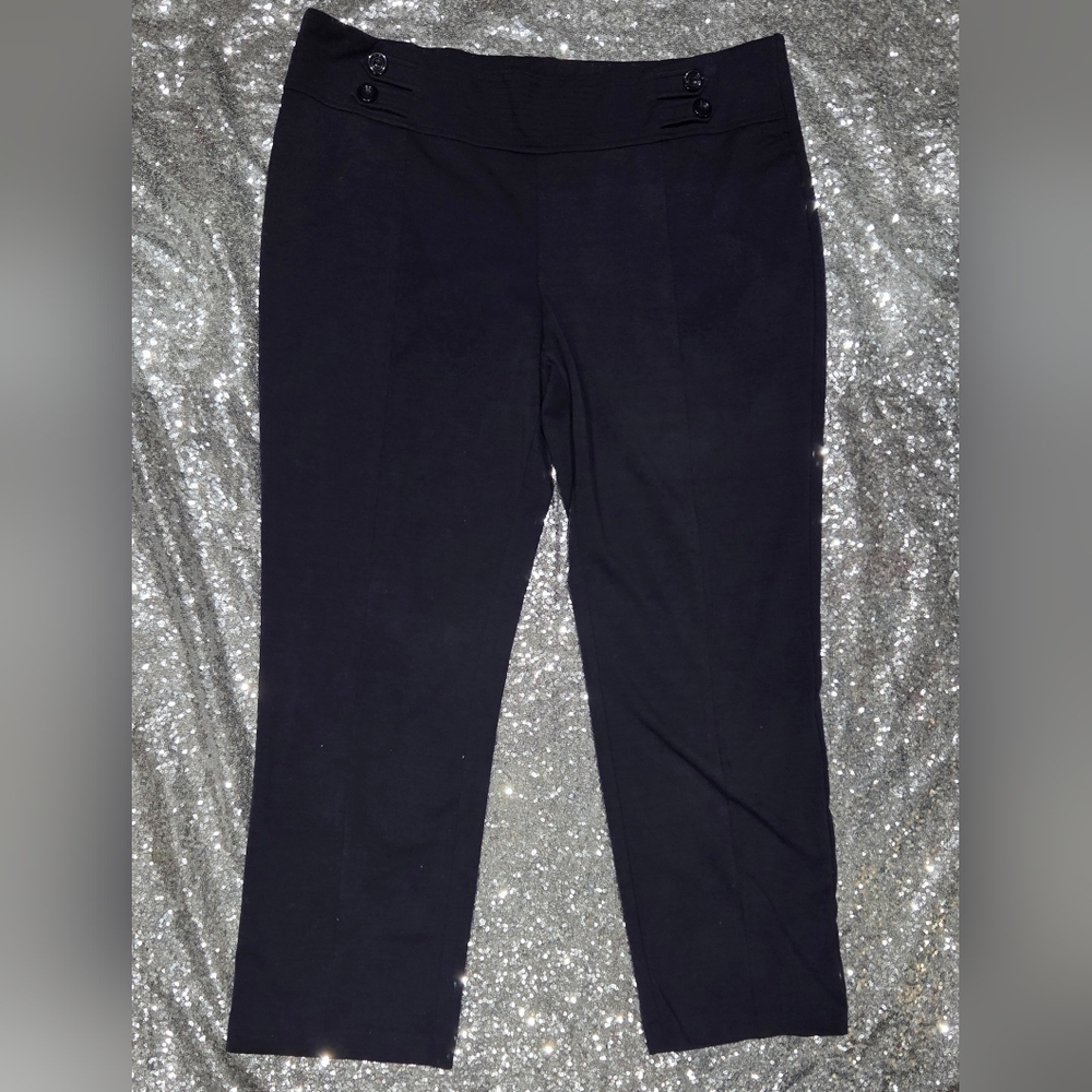 Cato Black Straight Leg Pants